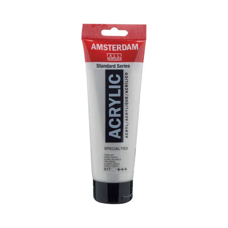 Standard Acrylic Paint Tube, 250 mL, Pearl White 817