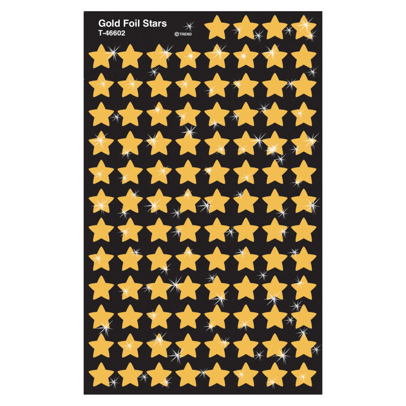 Gold Foil Stars superShapes Stickers, 400 ct