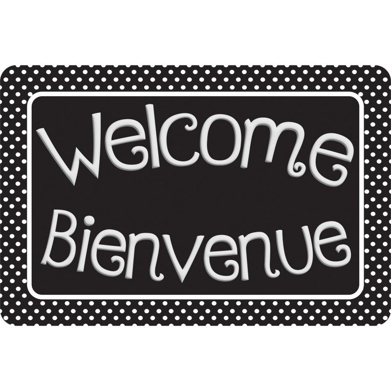 The Original Fun Mat&trade;, Welcome Mat, 15.5" x 23.5", Bienvenue Welcome