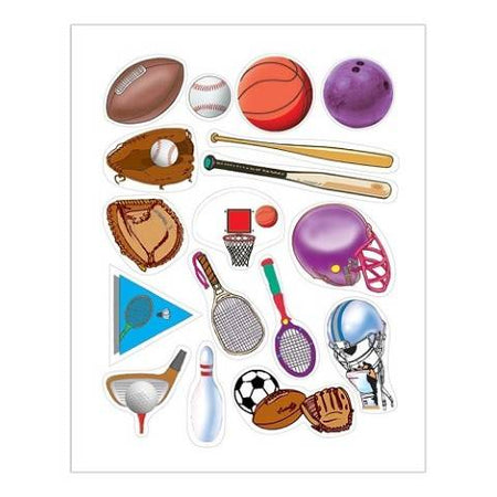 Hygloss Sports Stickers 25 Sheets (1832-1)