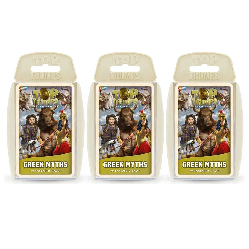 Greek Mythology Card Game, Pack of 3