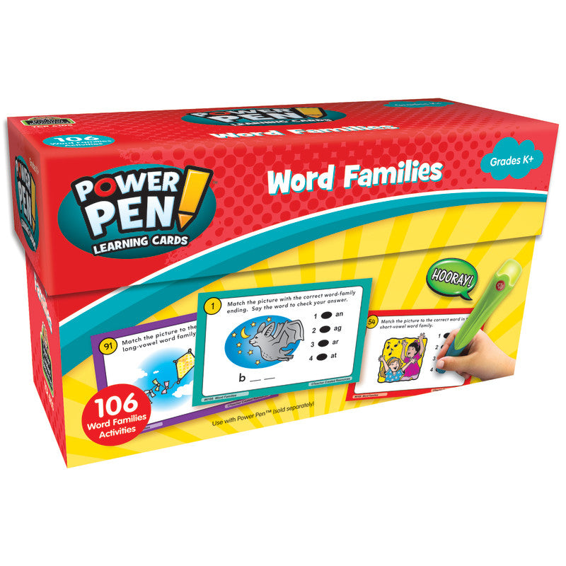 Power Pen&trade; Learning Cards: Word Families