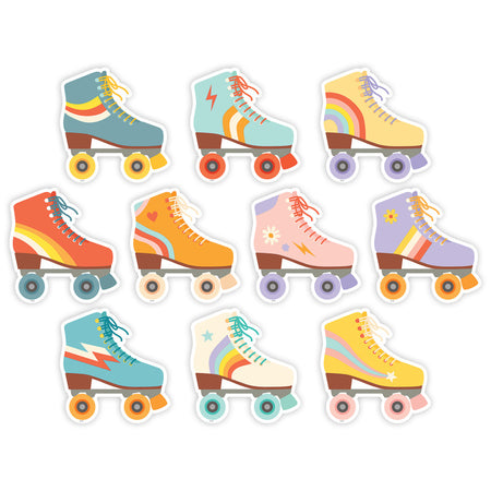 Roller Disco Skates Accents, Pack of 30