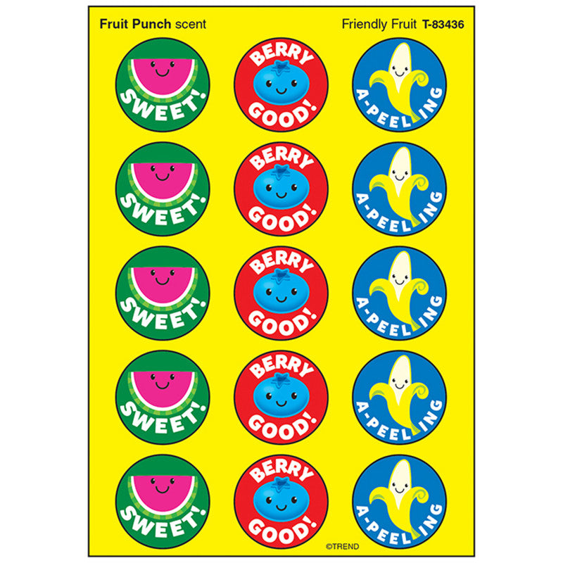 Friendly Fruit/Fruit Punch Stinky Stickers&reg;, 60 ct.