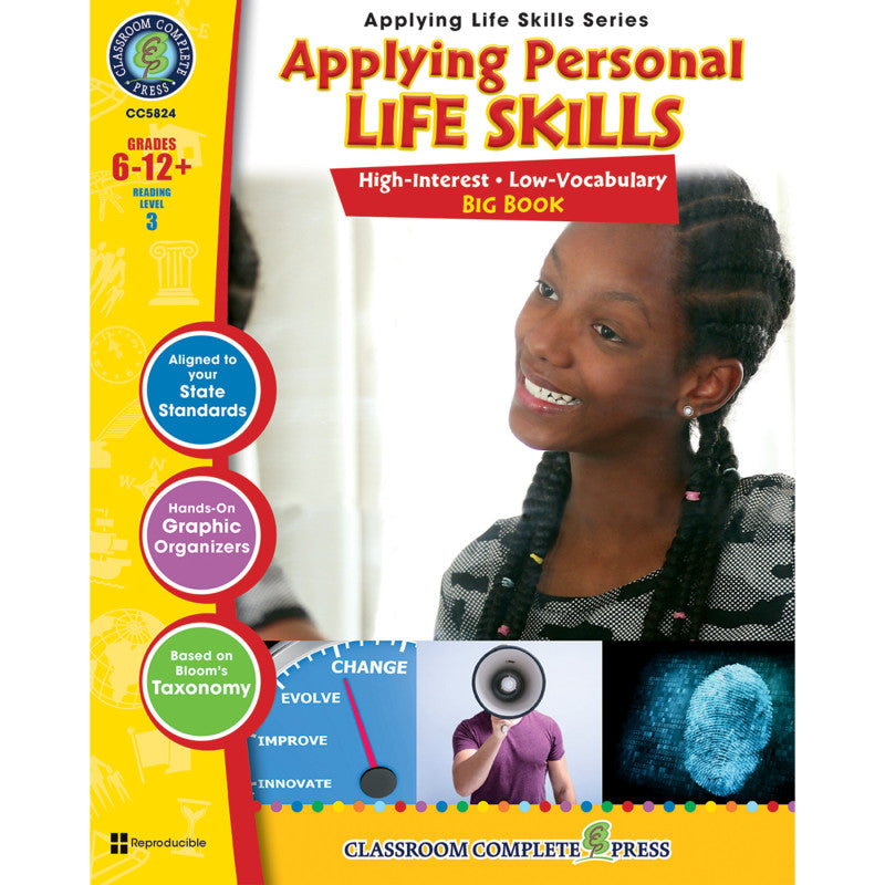 Applying Personal Life Skills Big Book, Reproducible Resource Book