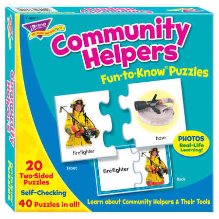Community Helpers Fun-to-Know&reg; Puzzles