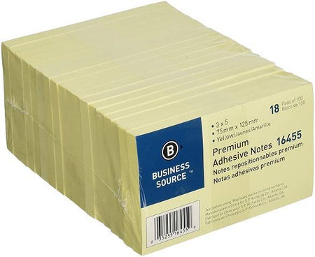 Self Notes 3 x 5 Inches, Pack of 12 Pads of 100