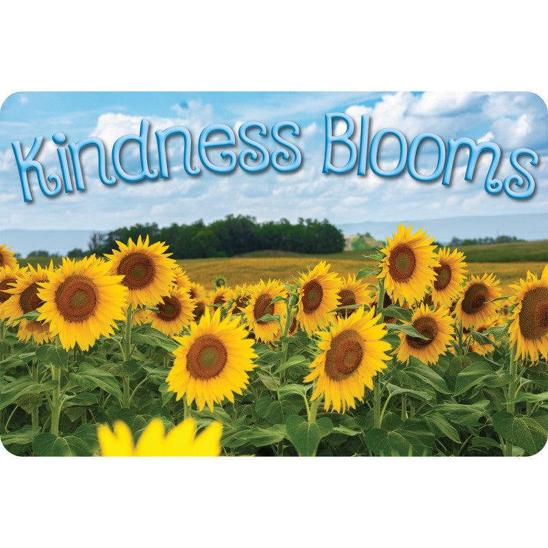 The Original Fun Mat&trade;, Welcome Mat, 15.5" x 23.5", Kindness Sunflowers