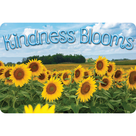 The Original Fun Mat&trade;, Welcome Mat, 15.5" x 23.5", Kindness Sunflowers