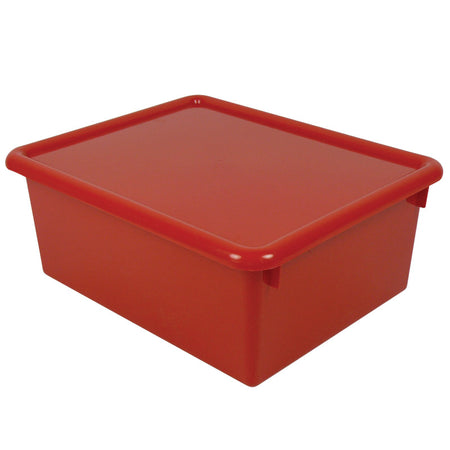 Stowaway&reg; 5" Letter Box with Lid, Red