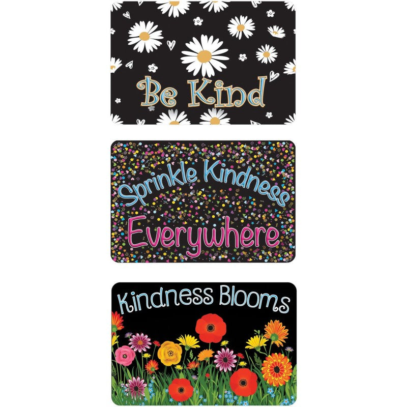 Magnetic Whiteboard Erasers, 3 Pack, Kindness Theme, 3.75 x 2.5 x 0.75 in.