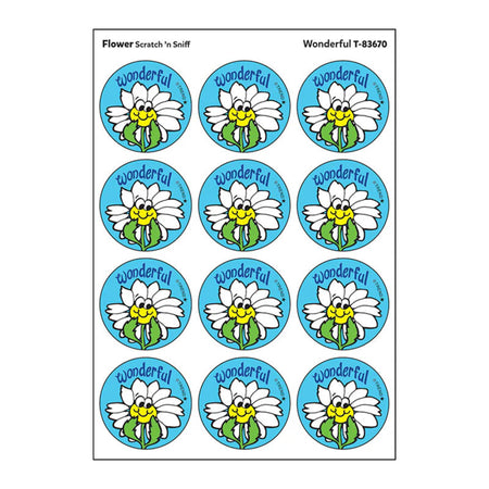 Wonderful/ Flower Scent Stickers, 24 ct.