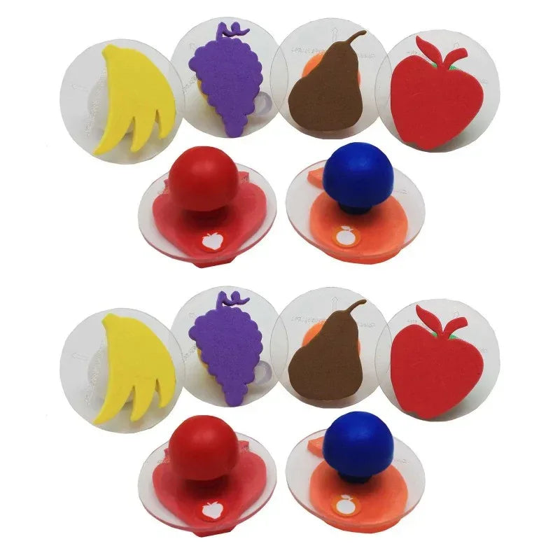 Giant Stampers - Fruit - 6 Per Pack - 2 Packs