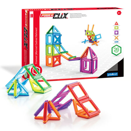 PowerClix&reg; Frames, Magnetic Building Set, 26 Pieces