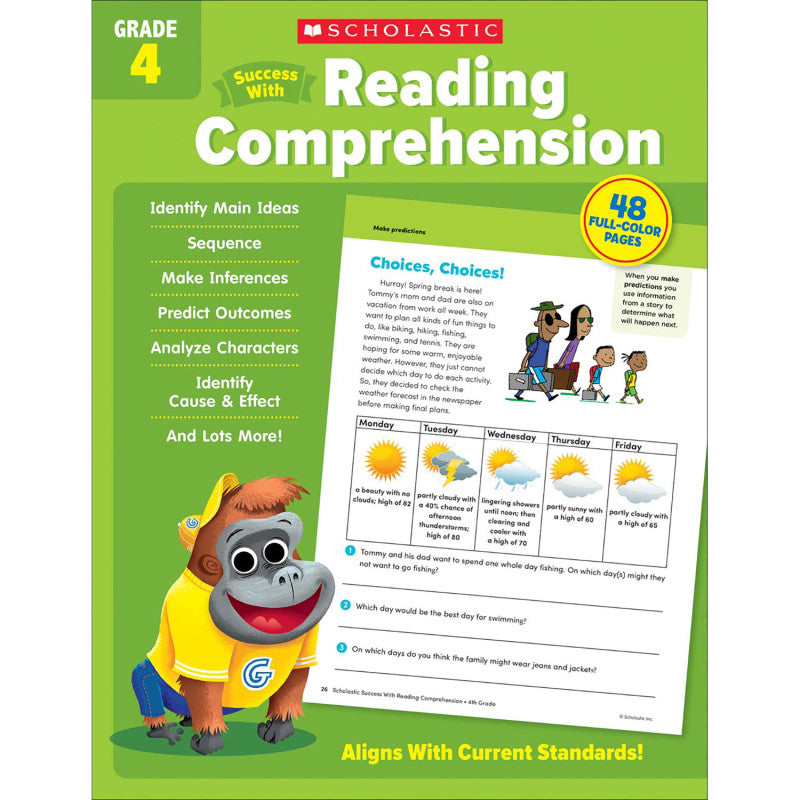 Success With Reading Comprehension: Grade 4