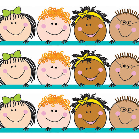 Stick Kids EZ Border&trade;, 48 Feet Per Pack, 3 Packs