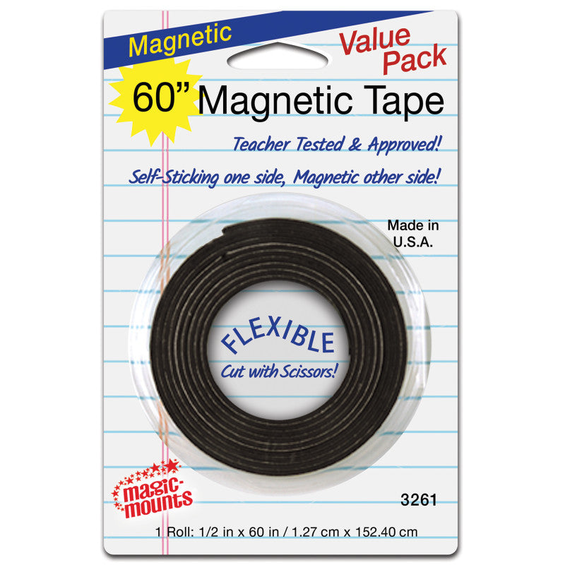 Magnetic Tape, 1/2" x 60" Roll