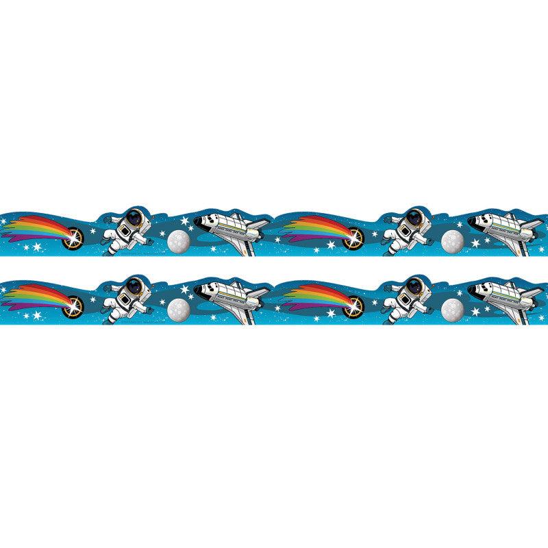 Mission to Explore Astronaut Extra Wide Classroom Border Trim, 24 Strips, 2-Pack