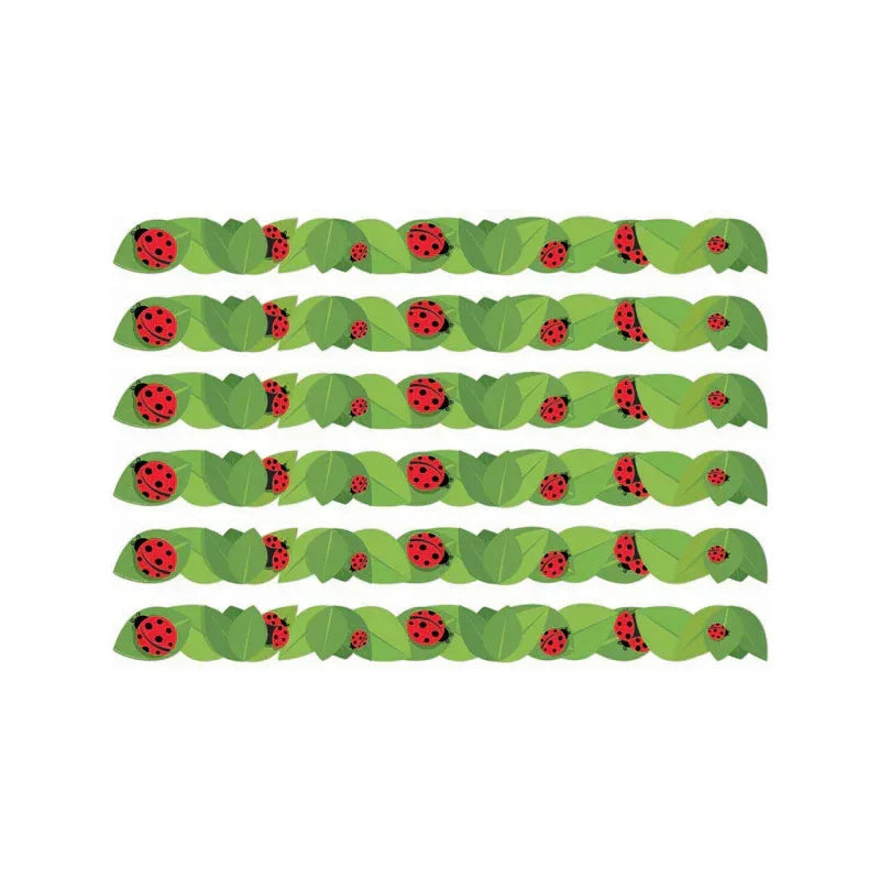 Ladybugs Extra Wide Deco Trim&reg;, 37 Feet Per Pack, 6 Packs