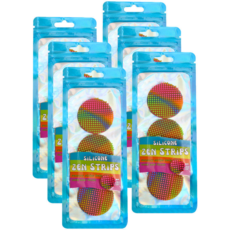 Silicone Zen Dots, 3 Per Set, 6 Sets