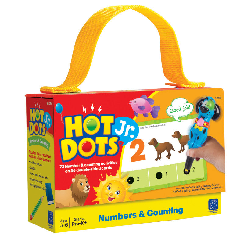 Numbers & Counting Hot Dots&reg; Jr. Card Set, 72 Per Set