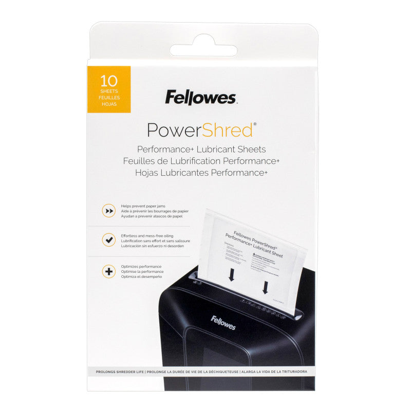 Powershred Performance+ Lubricant Sheets (10 Pack)