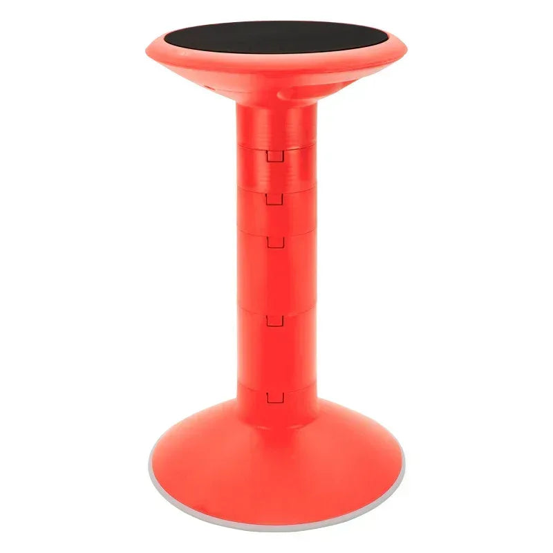 Wiggle stool, 12 to 24-inch, Red