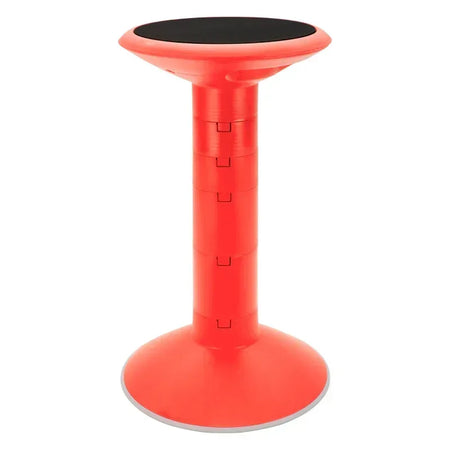 Wiggle stool, 12 to 24-inch, Red