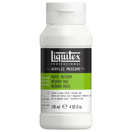 Professional Acrylic Matte Medium, Clear, 4 oz (118 mL)