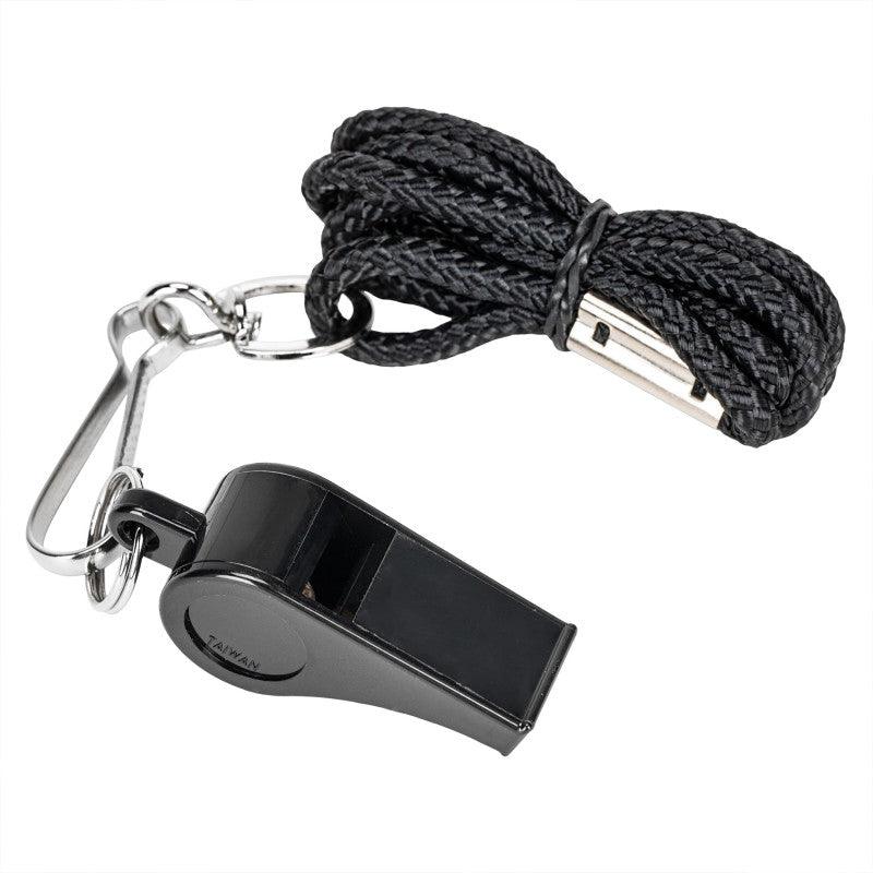 PLASTIC WHISTLE W/LANYARD