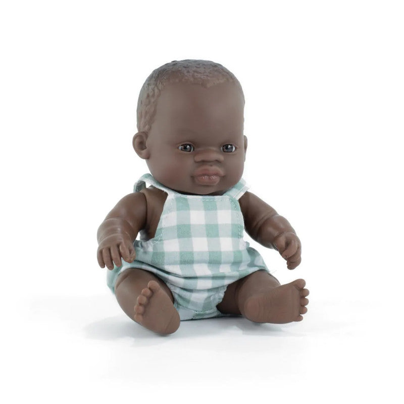 My Friends & Me Baby Doll, African Boy, 8-1/4" (Bag)