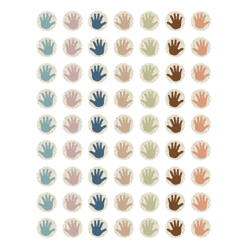 Everyone is Welcome Helping Hands Mini Stickers, Pack of 378