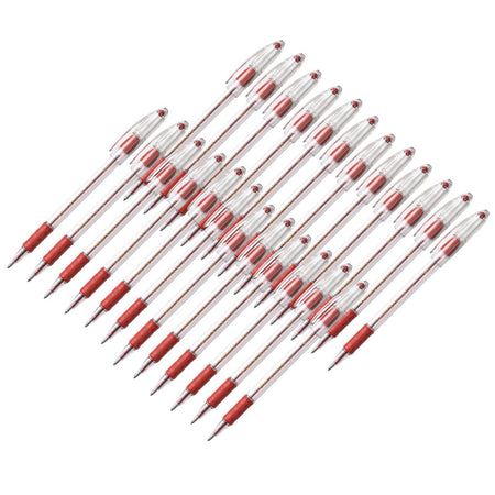 R.S.V.P.&reg; Ballpoint Pen, Medium Point, Red, Pack of 24