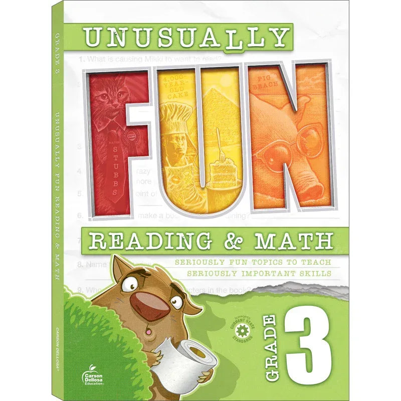 Unusually Fun Unusually Fun Reading & Math Workbook, Grade 3