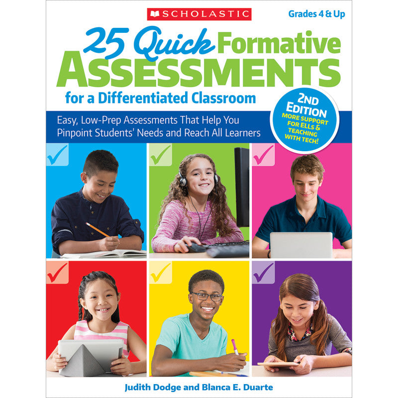 25 Quick Formative Assessments for a Differentiated Classroom, 2nd Edition
