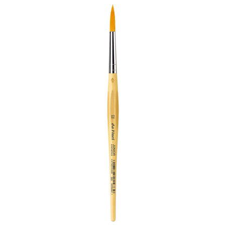 JUNIOR Synthetics Student Brush, Synthetic, Tempera, Round, Series 303, Size 12