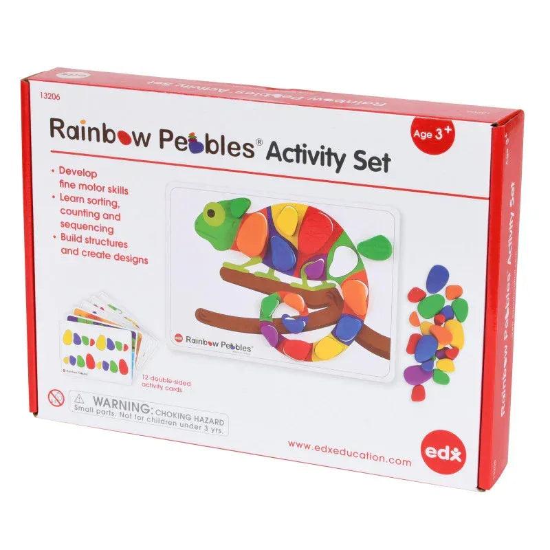 Rainbow Pebbles Activity Set - 48 Pebbles + 24 Activities – Gramco ...