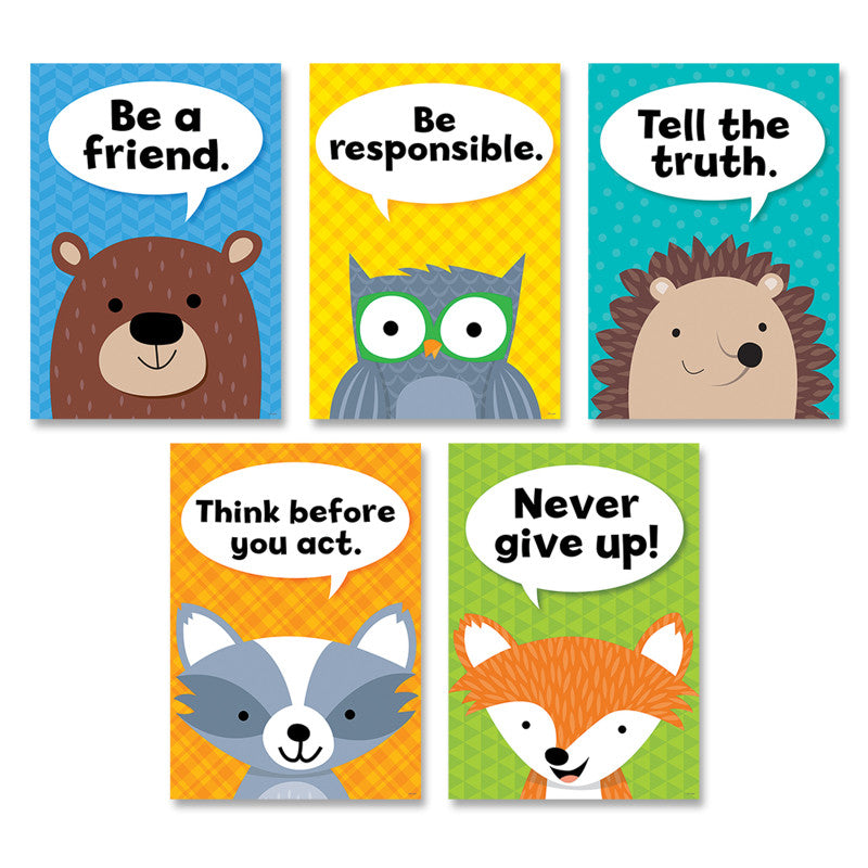 Woodland Friends Character Traits Inspire U&trade; 5-Poster Pack