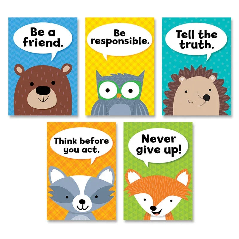 Woodland Friends Character Traits Inspire U&trade; 5-Poster Pack