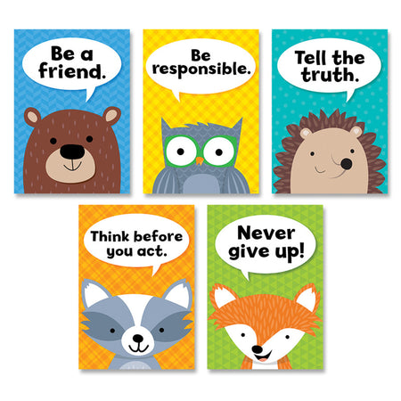 Woodland Friends Character Traits Inspire U&trade; 5-Poster Pack