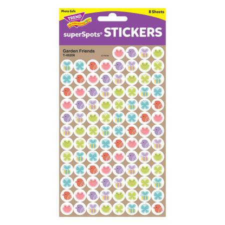 Garden Friends superSpots&reg; Stickers, 800 Count