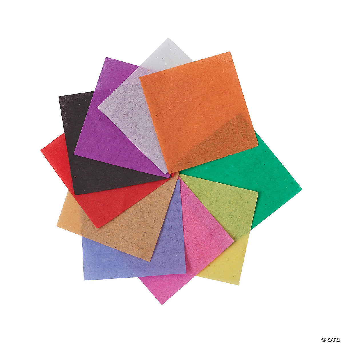 Mini Bright Tissue Paper Squares, 1 1/2" Bulk 5000 Pc. (PS521)