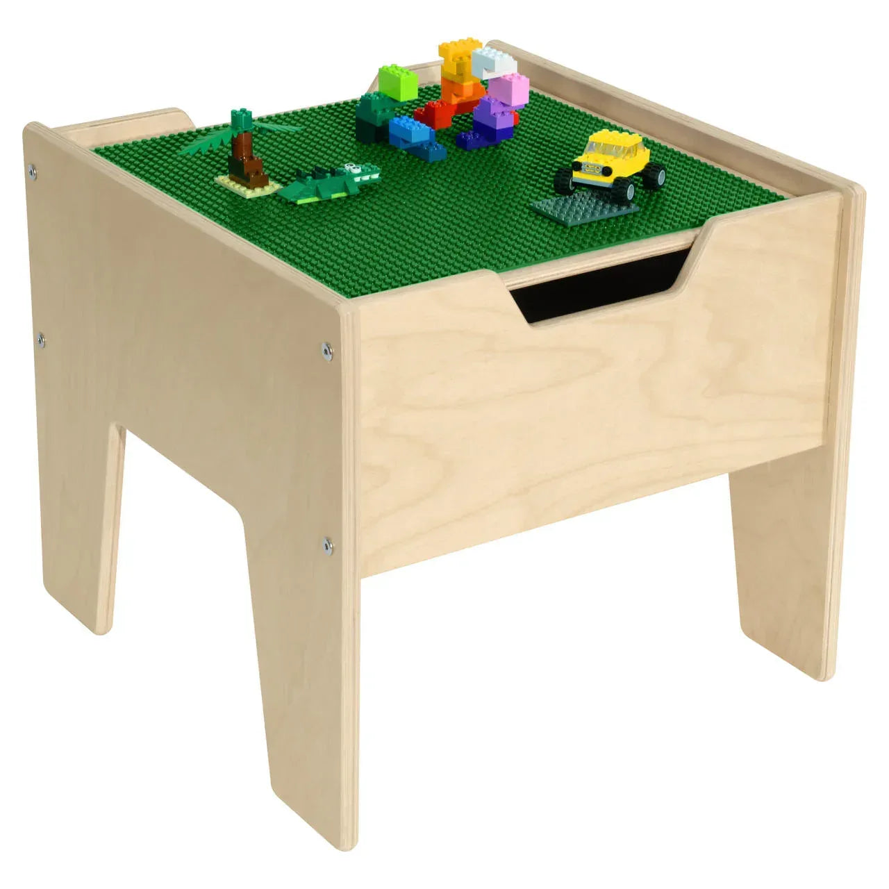 Contender 2-N-1 Activity Table with Green LEGO® Compatible Top - RTA