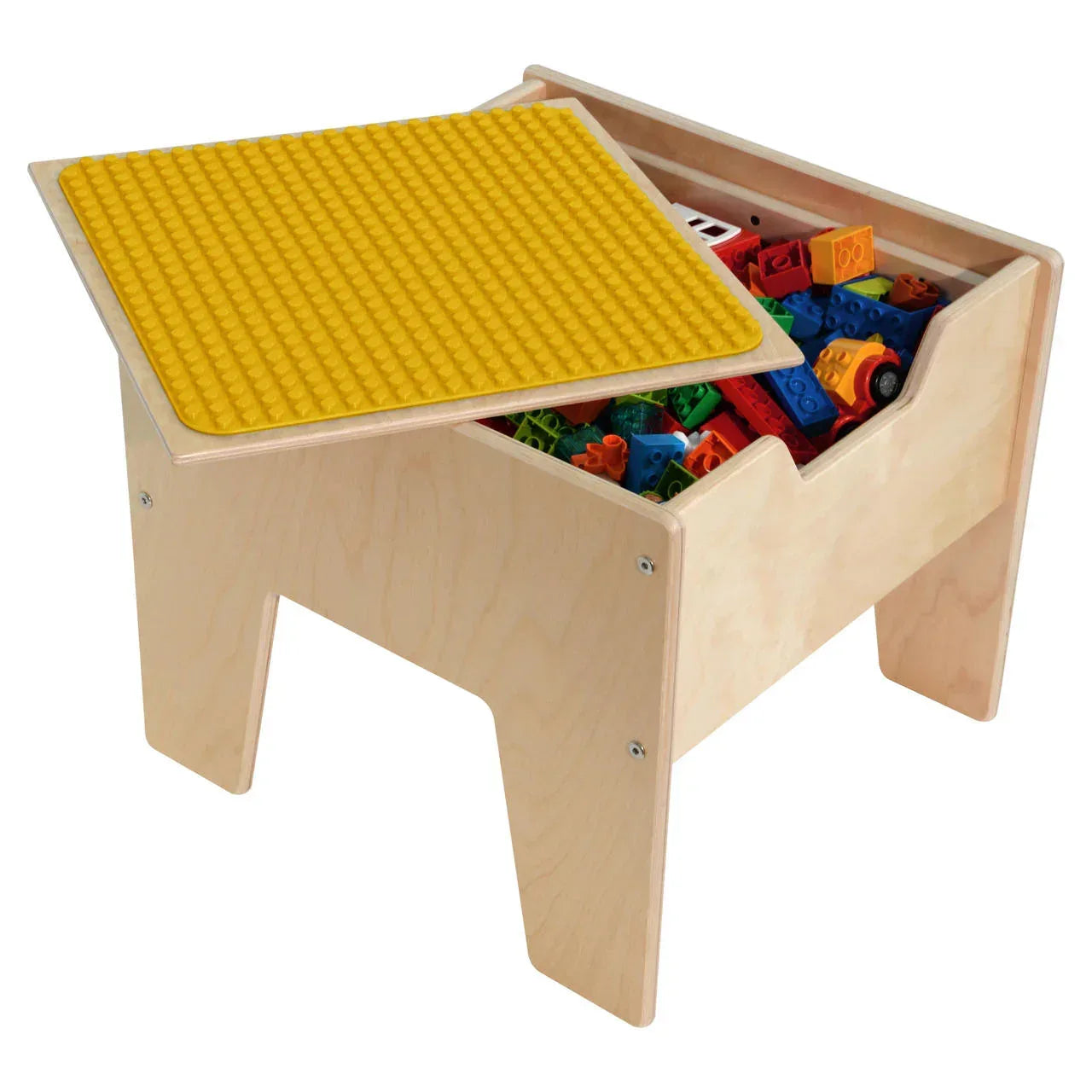 Contender 2-N-1 Activity Table with Yellow DUPLO® Compatible Top - RTA