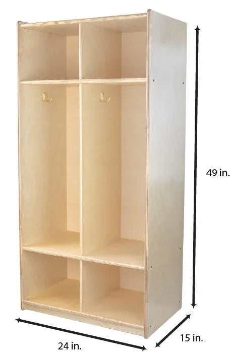 2 Section Locker