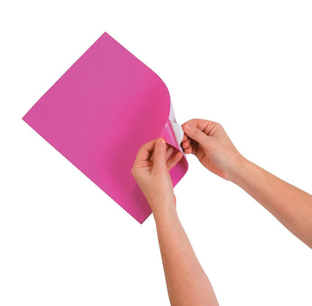 Self-Adhesive Foam Sheets - 9" x 12" Bright Color Assortment 24 sheets/pkg.