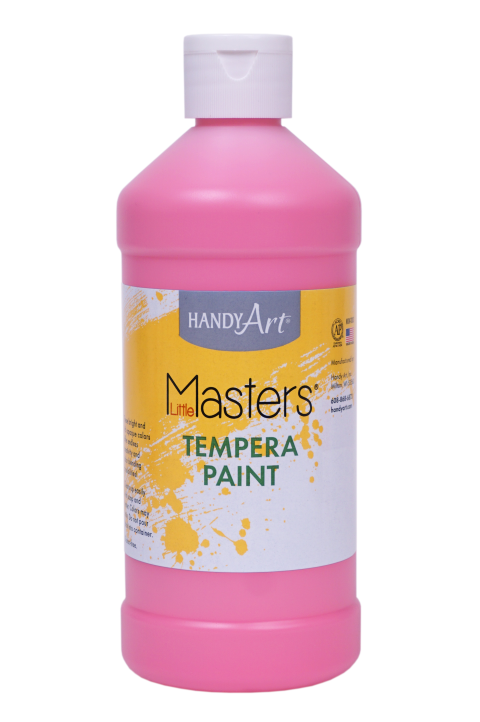 Handy Art 16 oz. Little Masters Tempera Paint (HAN2017) Pink