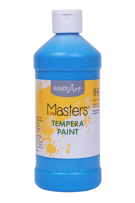 Handy Art 16 oz. Little Masters Tempera Paint (HAN2017) Light Blue
