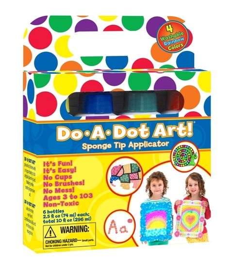 Do-A-Dot Rainbow Markers 4 Pack - DAD201