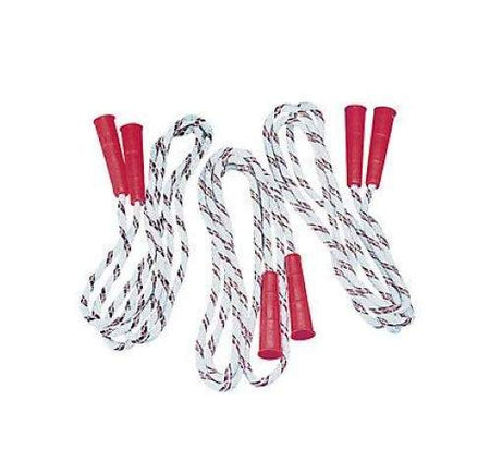 Nylon Jump Ropes 7 Ft. with Plastic Handles - 12/pkg.